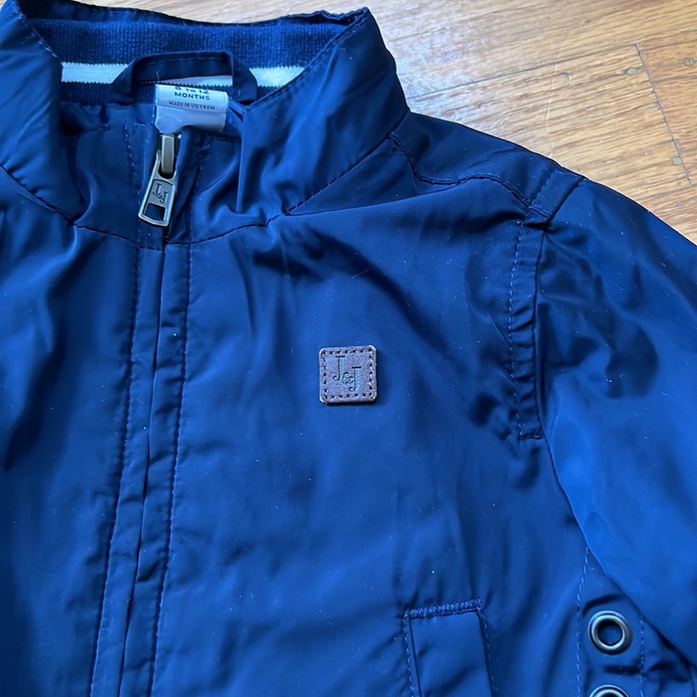 Janie and Jack Blue Track Jacket Size 6-12M! - Picture 2 of 4
